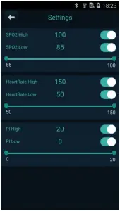 MyOximeter-App-setting-interface