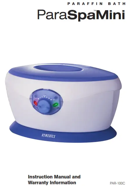 Paraffin Bath Para Spa Mini - ParaSpa