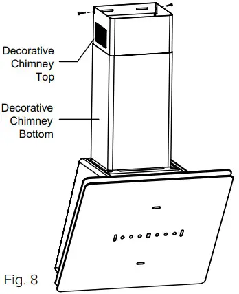 CDA Gesture Control Extractor Hood - Fig. 8