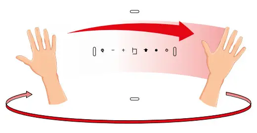 CDA Gesture Control Extractor Hood - Gesture2