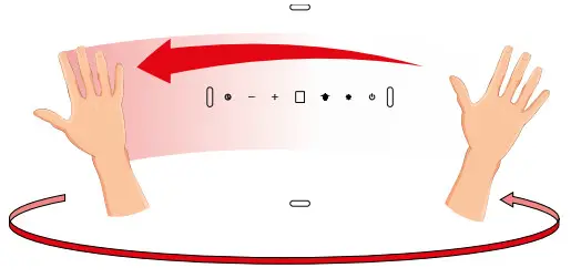 CDA Gesture Control Extractor Hood - Gesture3