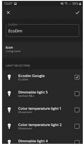 Eco-Dim 10 Zigbee Dimmer in to the Philips HUE eco dim2