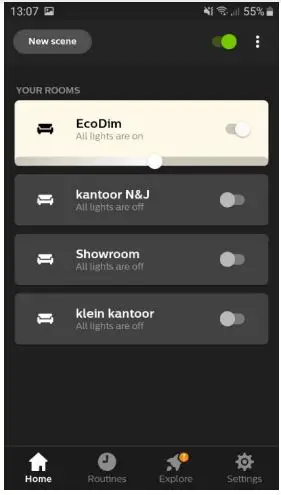 Eco-Dim 10 Zigbee Dimmer in to the Philips HUE eco dim3