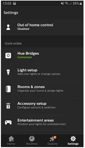 Eco-Dim 10 Zigbee Dimmer in to the Philips HUE room and zones