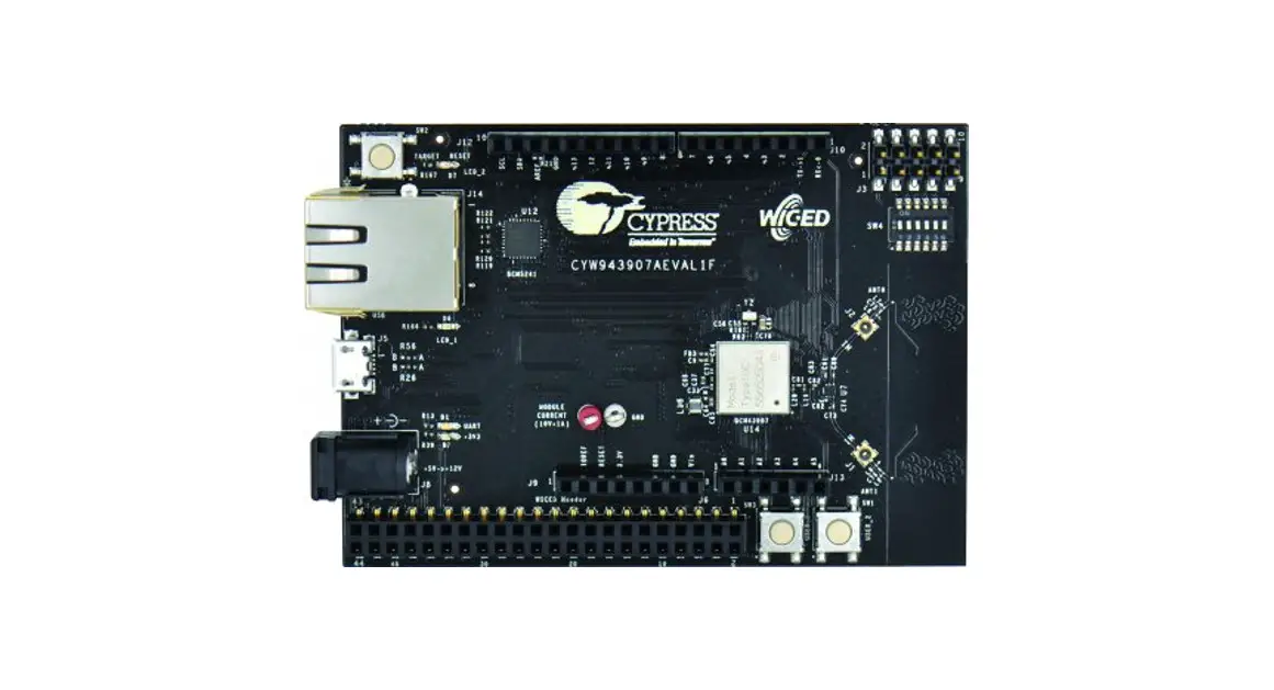 Infineon Cyw943907aeval1f Airoc Cyw43907 System-on-chip Evaluation Kit User Guide Infineon Cyw943907aeval1f Airoc Cyw43907 System-on-chip Evaluation Kit User Guide