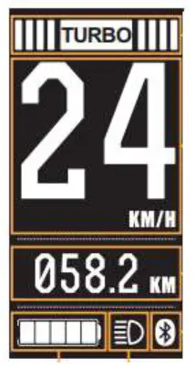 Ride1UP Intelligent OLED Display SW102- Basic interface