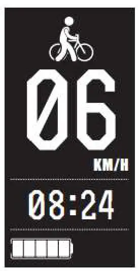 Ride1UP Intelligent OLED Display SW102- Walk assist mode