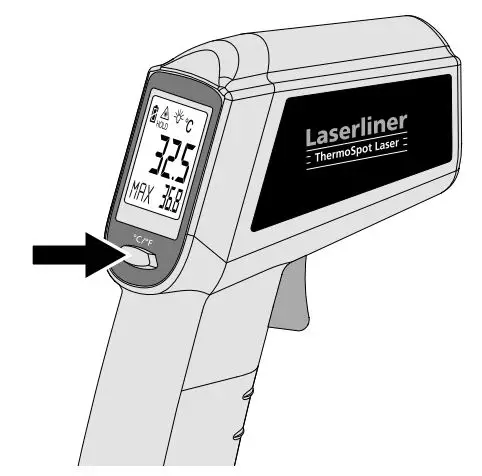 Laserliner ThermoSpot Laser - °C , °F