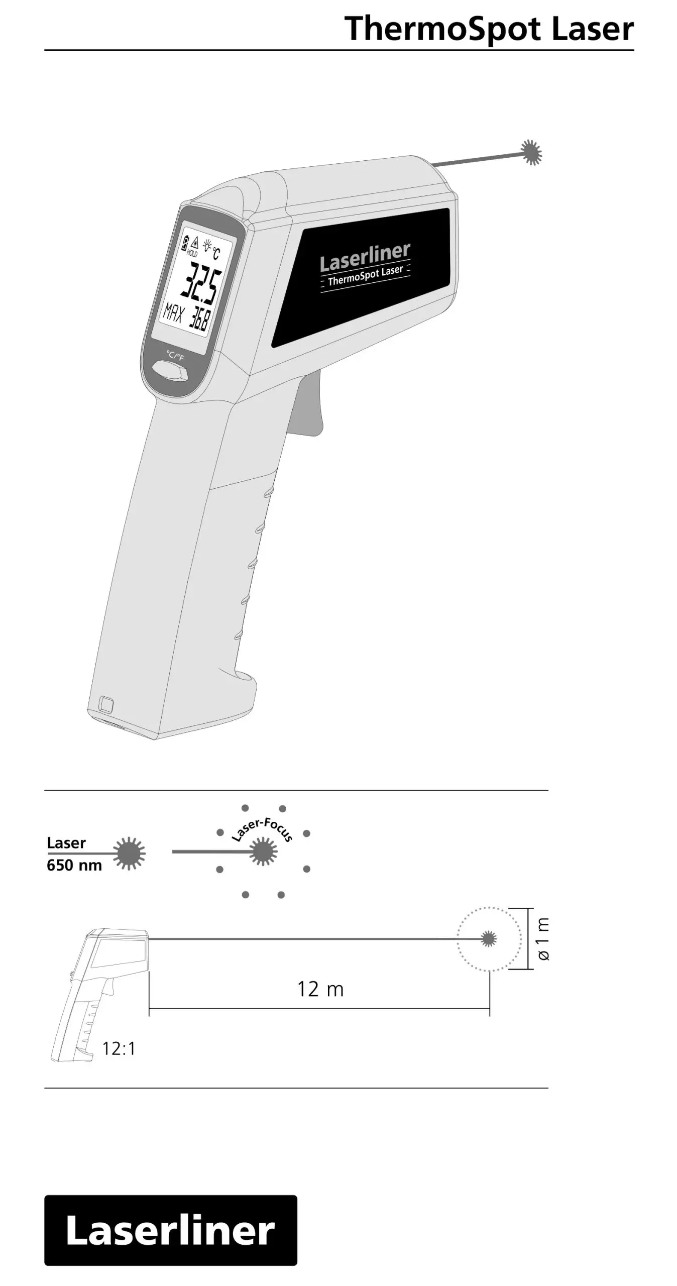 Laserliner ThermoSpot Laser Instruction Manual
