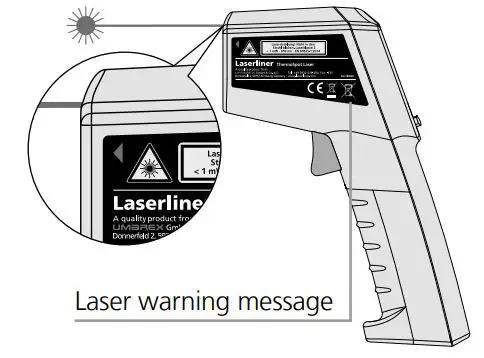 Laserliner ThermoSpot Laser - Laser output