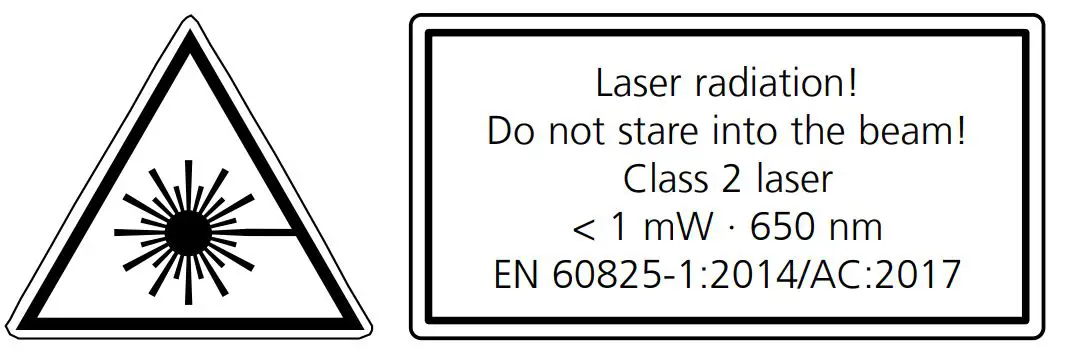 Laserliner ThermoSpot Laser - Using class 2 lasers