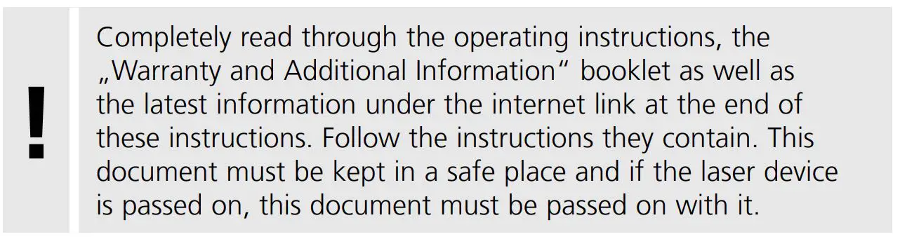 Laserliner ThermoSpot Laser - instructions