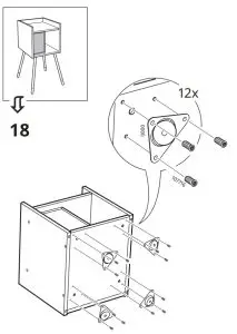 IKEA 703.862.92 LURVIG Cat House - fig 18