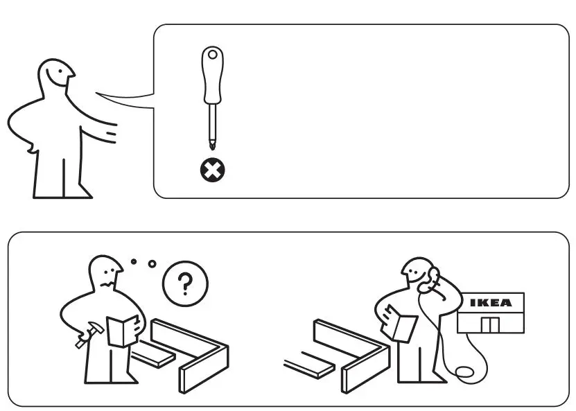 IKEA 004.979.72 BARLAST LED Ceiling Wall Lamp Instruction Manual - Need help contact customer care
