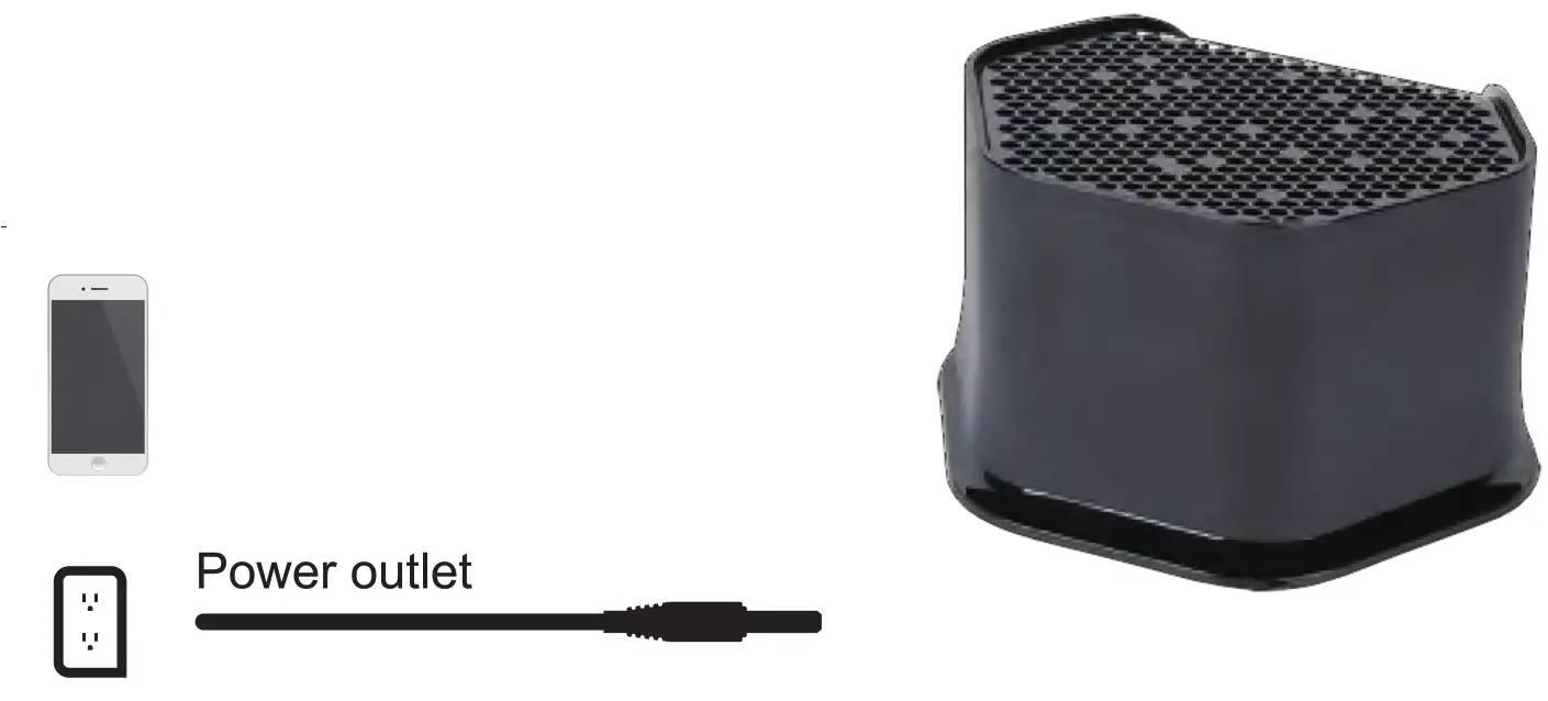 hitron ARIA2210 Wi Fi 6 Mesh Extender - white led power