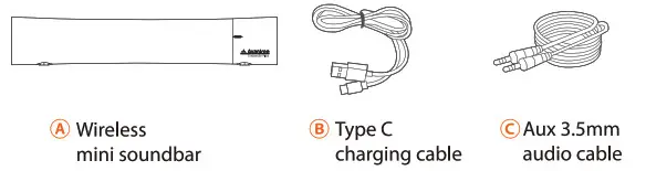 Avantree BTSP-006P Wireless Mini Soundbar - Box