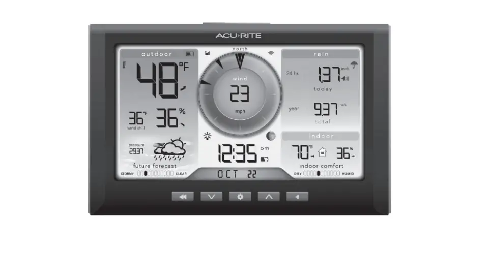 Acurite 06086 Professional Weather Display Instruction Manual Acurite 06086 Professional Weather Display Instruction Manual