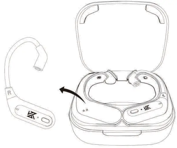 KZ AZ09 TWS HD Bluetooth Upgrade Ear Hoor - singal yar