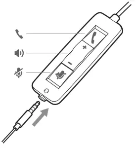 poly Blackwire 5200 Series Corded USB Headset with 3.5 mm Connection - Basics