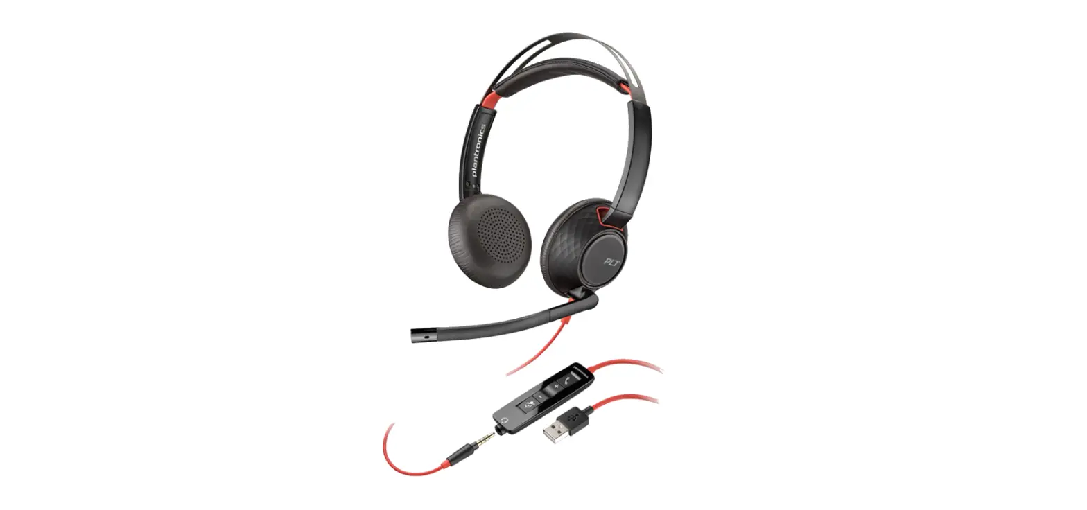 Poly Blackwire 5200 Series Corded Usb Headset With 3.5 Mm Connection User Guide