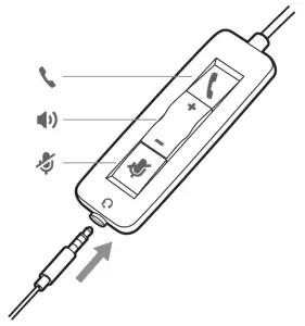 poly Blackwire 5200 Series Corded USB Headset with 3.5 mm Connection - Overview