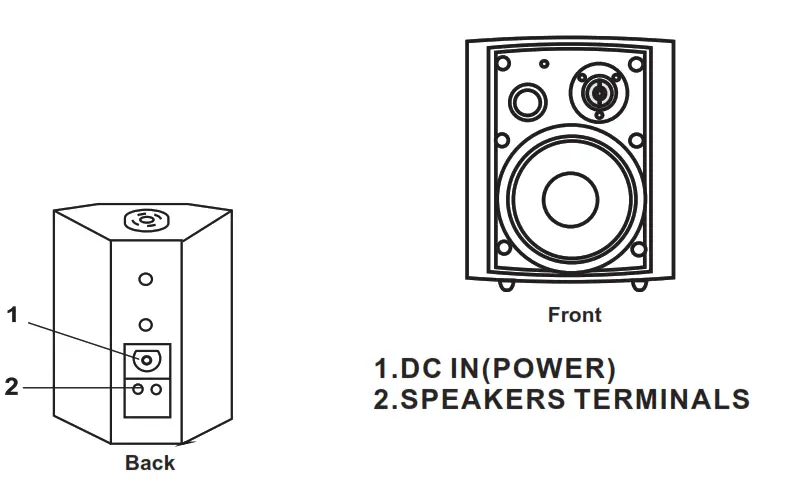 Herdio HOS Series Waterproof Indoor Outdoor Speaker - powered