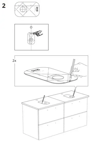 IKEA KATTEVIK Countertop Sink Wash Basin - figure 4