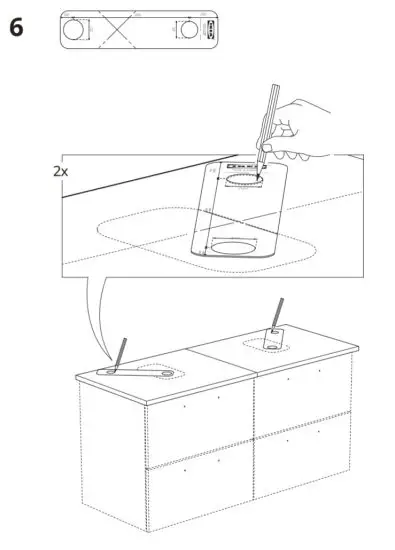 IKEA KATTEVIK Countertop Sink Wash Basin - figure 9