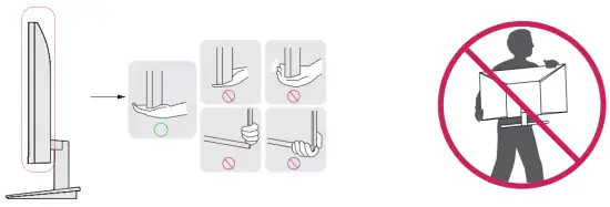 Moving and Lifting the Monitor