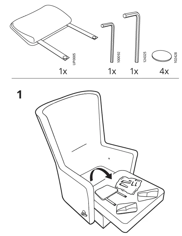 IKEA 405.099.92 UPPBUREN Armchair 2
