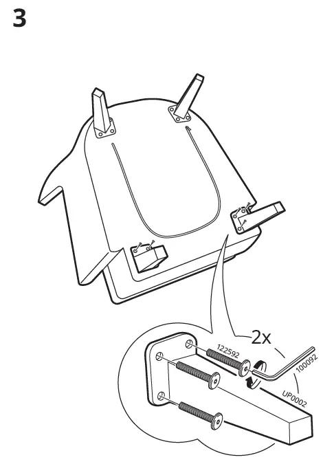 IKEA 405.099.92 UPPBUREN Armchair 4