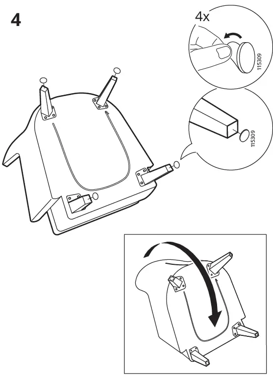IKEA 405.099.92 UPPBUREN Armchair 4