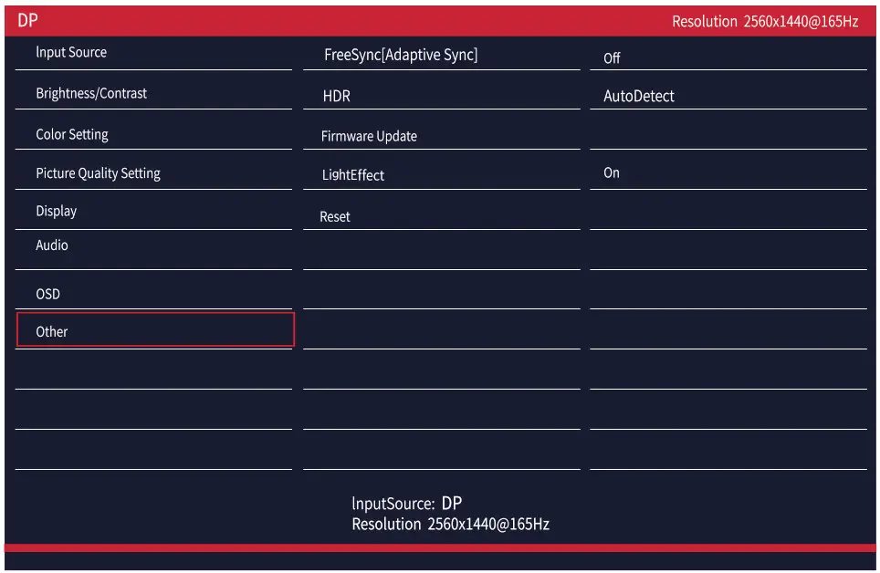 element EM3FGAB27BS 27 Inch 1440P 165Hz Frameless Gaming Monitor - figure 15