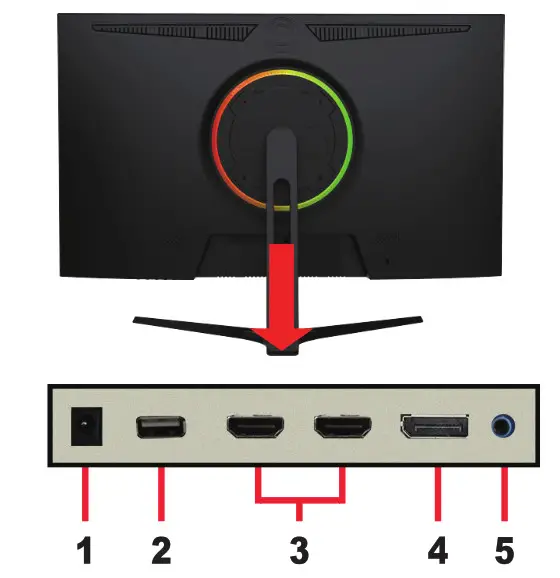 element EM3FGAB27BS 27 Inch 1440P 165Hz Frameless Gaming Monitor - figure 6