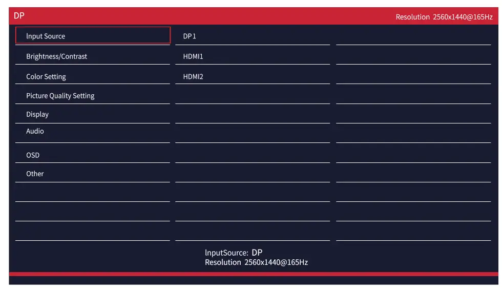 element EM3FGAB27BS 27 Inch 1440P 165Hz Frameless Gaming Monitor - figure 8