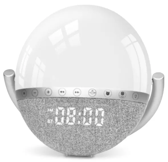 LEMEGA S6 Bluetooth Speaker Clock Radio with Lamp -