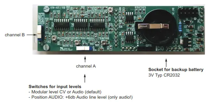 FLAME Panmix - Dual Panning Recorder- Module backside