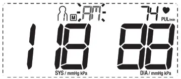 beurer MD6000 Upper Arm Blood Pressure Monitor - Display 3