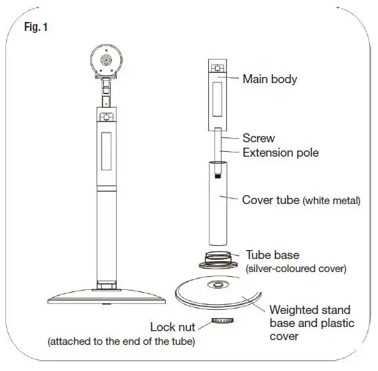 STIRLING FS1-40DCWIFI 40cm DC Pedestal Fan with Wi-Fi Control 4