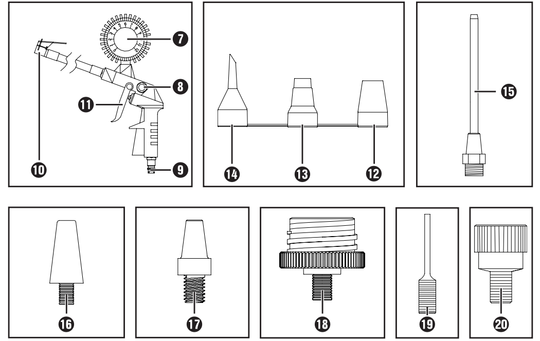 PARKSIDE PKZ 180 C5 Air Pump With Piston Compressor - fig
