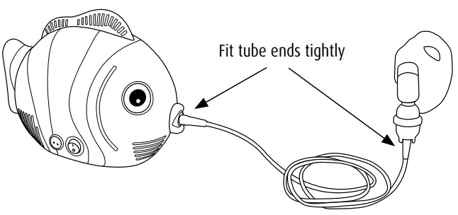 SUNSET NEB300FISH Series Nebulizer Compressor -fig1