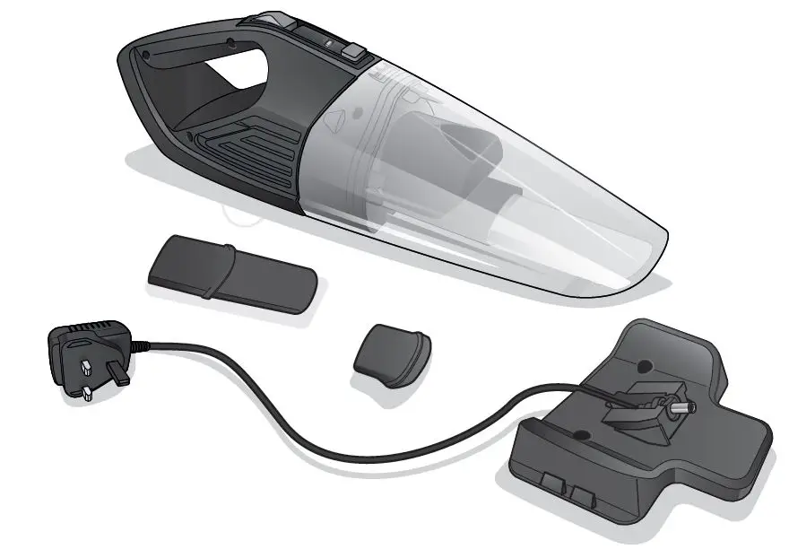 Vonhaus 3000041 Wet + Dry Handheld Vacuum Cleaner Instruction Manual