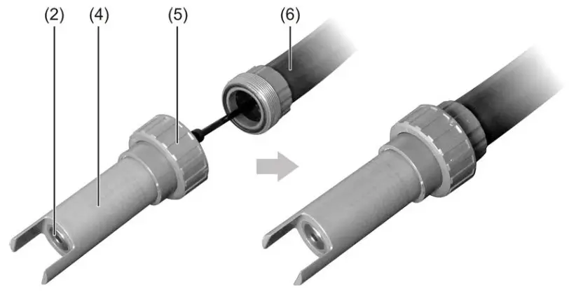 AQUALABO Ponsel Digital Optical Dissolved Oxygen OPTOD Sensor - assembly 2