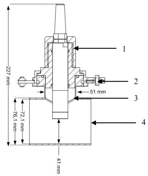 AQUALABO Ponsel Digital Optical Dissolved Oxygen OPTOD Sensor - mounting 2