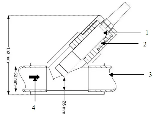 AQUALABO Ponsel Digital Optical Dissolved Oxygen OPTOD Sensor - mounting