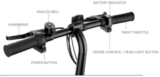 JETSON JBLTUP BLK Bolt Up Folding Electric Bike - Bolt Up