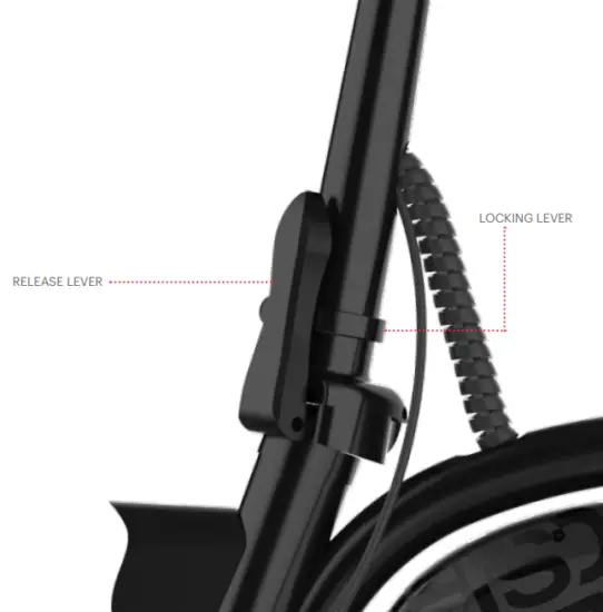 JETSON JBLTUP BLK Bolt Up Folding Electric Bike - LOCK