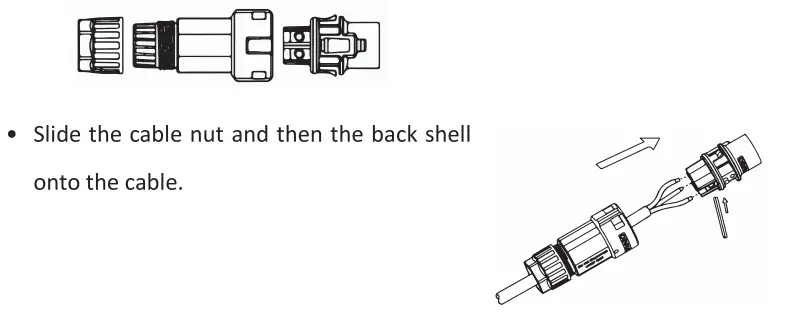FOX-ESS AIO 3-6kW All-In-One Single Phase Energy Station Installation Guide - Remove the cable nut