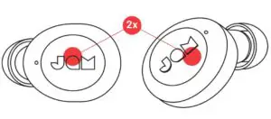 FIG 6 CONNECTING THE EARBUDS TO EACH OTHER
