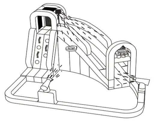 Water park Spray Assembly